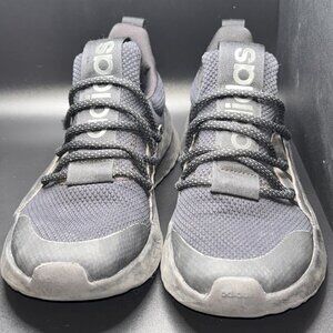 Adidas Boys Lite Racer Adapt 5.0 HQ3560 Black Running Shoes Size 1.5